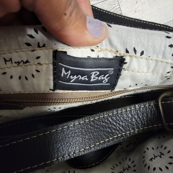 MYRA Cowhide Genuine leather bag - Picture 3 of 9